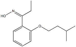 N-{1-[2-(3-methylbutoxy)phenyl]propylidene}hydroxylamine 结构式