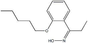 N-{1-[2-(pentyloxy)phenyl]propylidene}hydroxylamine 结构式