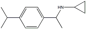 N-{1-[4-(propan-2-yl)phenyl]ethyl}cyclopropanamine 结构式