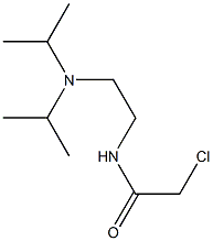 N-{2-[bis(propan-2-yl)amino]ethyl}-2-chloroacetamide 结构式