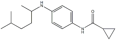 N-{4-[(5-methylhexan-2-yl)amino]phenyl}cyclopropanecarboxamide 结构式