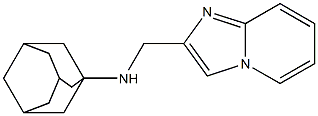 N-{imidazo[1,2-a]pyridin-2-ylmethyl}adamantan-1-amine 结构式