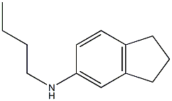 N-butyl-2,3-dihydro-1H-inden-5-amine 结构式