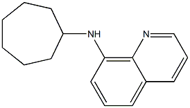 N-cycloheptylquinolin-8-amine 结构式