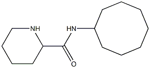 N-cyclooctylpiperidine-2-carboxamide 结构式