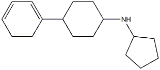 N-cyclopentyl-4-phenylcyclohexan-1-amine 结构式