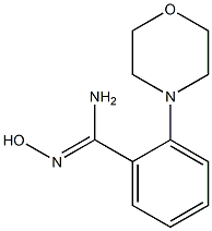 N'-hydroxy-2-(morpholin-4-yl)benzene-1-carboximidamide 结构式