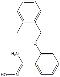 N'-hydroxy-2-[(2-methylbenzyl)oxy]benzenecarboximidamide 结构式