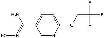 N'-hydroxy-6-(2,2,2-trifluoroethoxy)pyridine-3-carboximidamide 结构式