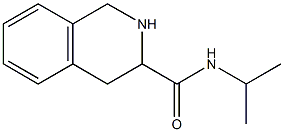 N-isopropyl-1,2,3,4-tetrahydroisoquinoline-3-carboxamide 结构式