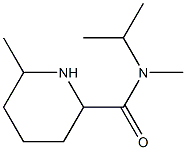 N-isopropyl-N,6-dimethylpiperidine-2-carboxamide 结构式