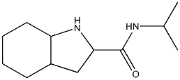 N-isopropyloctahydro-1H-indole-2-carboxamide 结构式