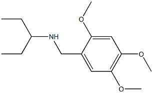 pentan-3-yl[(2,4,5-trimethoxyphenyl)methyl]amine 结构式