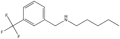 pentyl({[3-(trifluoromethyl)phenyl]methyl})amine 结构式