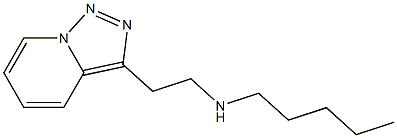 pentyl(2-{[1,2,4]triazolo[3,4-a]pyridin-3-yl}ethyl)amine 结构式