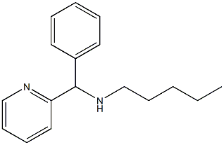 pentyl[phenyl(pyridin-2-yl)methyl]amine 结构式
