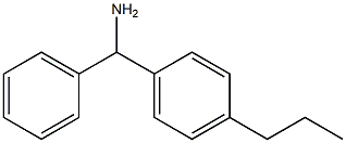 phenyl(4-propylphenyl)methanamine 结构式