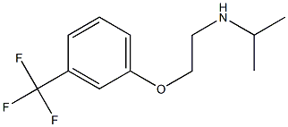 propan-2-yl({2-[3-(trifluoromethyl)phenoxy]ethyl})amine 结构式