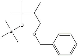 (3-Benzyloxy-1,1,2-trimethyl-propoxy)-trimethyl-silane 结构式