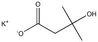 BETA-METHYL-BETA-HYDROXY POTASSIUM BUTYRATE 结构式