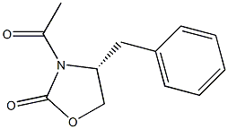 (N-Acetyl)-(R)-4-benzyl-2-oxazolidinone 结构式