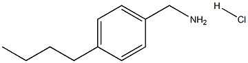 4-n-Butylbenzylamine hydrochloride 结构式