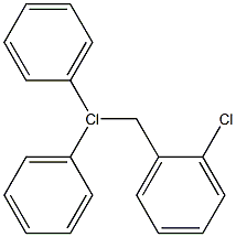 2-Chlorophenyl  Diphenyl-Chloro  Mthane 结构式