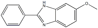 6-Methoxy-2-phenyl-1H-benzoimidazole 结构式