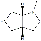 (3AR,6AR)-1-甲基-八氢吡咯[3,4-B]吡咯 结构式