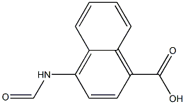 4-(formylamino)-1-naphthoic acid 结构式