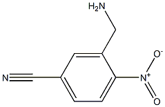 3-(aminomethyl)-4-nitrobenzonitrile 结构式