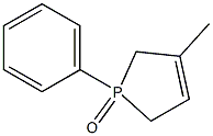 3-methyl-1-phenyl-2,5-dihydro-1H-phosphole 1-oxide 结构式