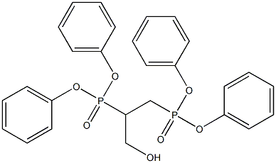 2,3-bis(diphenylphosphoryl)-1-propanol 结构式