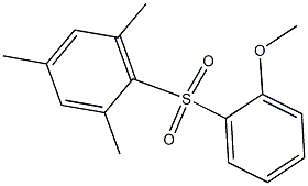 mesityl 2-methoxyphenyl sulfone 结构式