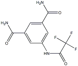 5-[(trifluoroacetyl)amino]isophthalamide 结构式