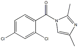 1-(2,4-dichlorobenzoyl)-2,4-dimethyl-1H-imidazole 结构式