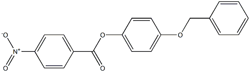 4-(benzyloxy)phenyl 4-nitrobenzoate 结构式