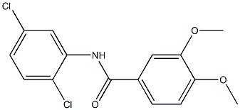 N-(2,5-dichlorophenyl)-3,4-dimethoxybenzamide 结构式