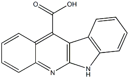 6H-indolo[2,3-b]quinoline-11-carboxylic acid 结构式