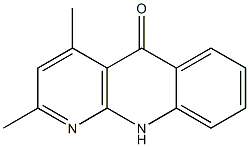 2,4-dimethylbenzo[b][1,8]naphthyridin-5(10H)-one 结构式