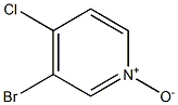 3-bromo-4-chloropyridine-N-oxide 结构式