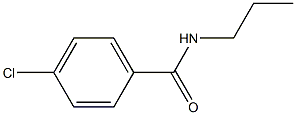 4-chloro-N-propylbenzamide 结构式