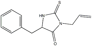 3-allyl-5-benzyl-2-thioxoimidazolidin-4-one 结构式