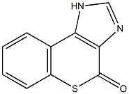 thiochromeno[3,4-d]imidazol-4(1H)-one 结构式