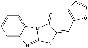 2-(2-furylmethylene)[1,3]thiazolo[3,2-a]benzimidazol-3(2H)-one 结构式