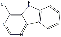 4-chloro-5H-pyrimido[5,4-b]indole 结构式