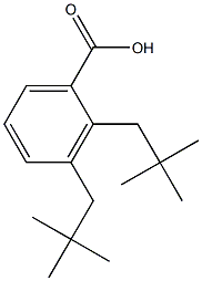 2,3-dineopentylbenzoic acid 结构式