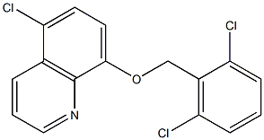 5-chloro-8-quinolinyl 2,6-dichlorobenzyl ether 结构式