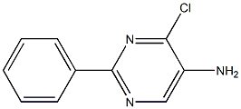 4-chloro-2-phenyl-5-pyrimidinamine 结构式