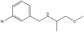 N-(3-bromobenzyl)-N-(2-methoxy-1-methylethyl)amine 结构式